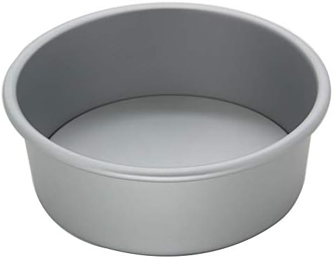 Othmro 1 Pack Bakeware Round Cake Pan 191mm(Bottom)*203mm(Top) Dia with Removable Loose Bottom Quick Release Coating Bakeware for Oven and Instant Pot Cake Baking