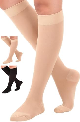 Made in USA - Compression Socks for Women and Men Circulation 30-40mmHg - A301