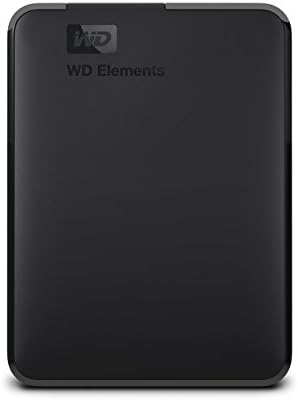 WD 5TB Elements Portable External Hard Drive, USB 3.0 - WDBU6Y0050BBK-WESN (Renewed)