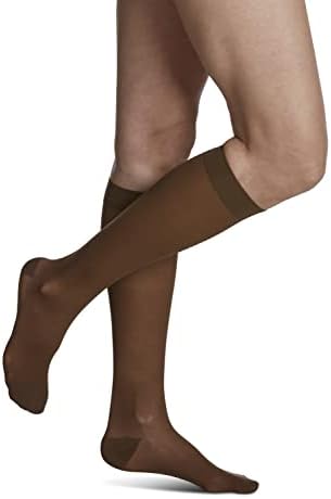 Sigvaris Style Sheer 780 Women’s Closed Toe Knee-High Moisture Wicking Stockings - Light & Comfortable Compression Stocking 20-30mmHg to Relieve Vein Issues
