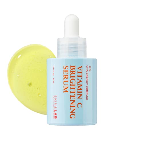 [SKIN&LAB] Vitamin C Serum for Face with Hyaluronic Acid and Niacinamide | Even Skin Tone Serum (1.01 fl oz)