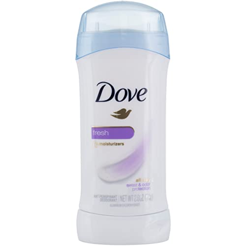 Dove Deodorant 2.6 Ounce Invisible Solid Fresh (76ml) (3 Pack)