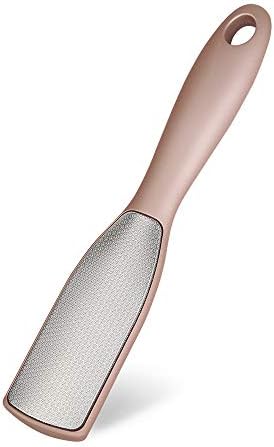 BEZOX Foot File Callus Remover, Double Sided Foot Scrubber for Dead Skin, Stainless Steel Pedicure File for Cracked Heel W/Cloth Storage Bag & Gift Box