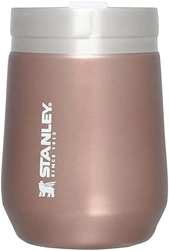 Stanley GO Everyday Wine Tumbler 10 oz | Press Fit Drink Through Lid | Beverage, Coffee, and Cocktail Cup | Insulated Stainless Steel Wine Glass | BPA-Free