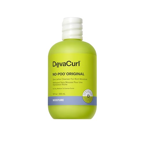 DevaCurl No-Poo Original Zero Lather Cleanser For Rich Moisture | Non-Stripping | Hydrates Curls | All Curl Types