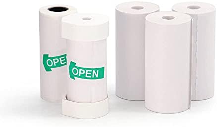 Kidamento Instant Print Kids Camera Original BPA-Free BPS-Free Thermal Printing Paper Roll Refill Set 57mm 2 1/4 Inch Width up to 300 Prints