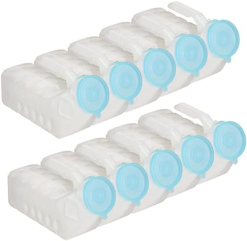 MedVance- Urinals for Men 1000ml with Glow in The Dark Spill Proof Pop Cap Lid, Plastic Pee Bottles for Men, Male Urinals, Pee Container Men, Portable Urinal for Car, Elderly & Incontinence (10 Pack)