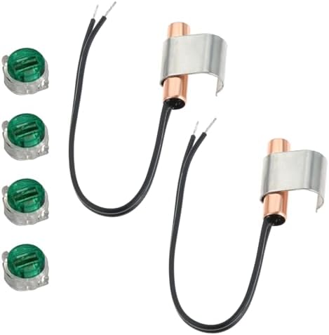 Eagles W10316760 Refrigerator Thermistor Sensor Kit, 2 Pack Compatible with Whirlpool KitchenAid Evaporator Thermistor Replacement Part - Replaces# AP4538142, PS2580944,W10323459,12791417