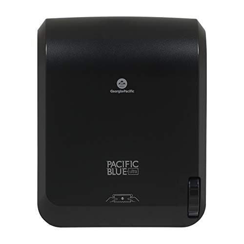 Pacific Blue Ultra 8" High-Capacity Mechanical Touchless Paper Towel Dispenser by GP PRO (Georgia-Pacific), Black, 59589, 12.9" W x 9" D x 16" H, 1 Dispenser