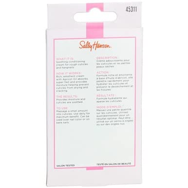 Sally Hansen Cuticle Massage Cream 0.4 Ounce (12ml) (3 Pack)