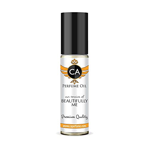 CA Perfume Impression of Estee L. Beautifully Me For Women Replica Fragrance Body Oil Dupes Alcohol-Free Essential Aromatherapy Sample Travel Size Concentrated Long Lasting Roll-On 0.3 Fl Oz/10ml