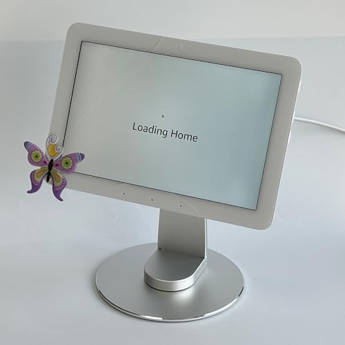 Made for Amazon Tilt Stand for Echo Hub，Rotatable Tilt Stand for Alexa Hub, Echo Hub 8” Table Stand, Aluminum Stand Holder for Echo Hub， Adjustable with 360 Degree Rotatable Desktop Stand