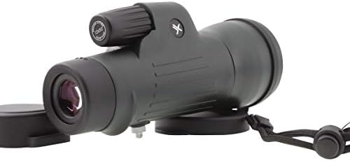 Xgazer Optics 12x50 Point View High Powered Monocular- Waterproof Bird Watching, Hunting, Fishing,Travel, Safari, Hiking, Monocular- Long Range, Eye-Relief Monocular w/Wrist Strap, Case & Cloth