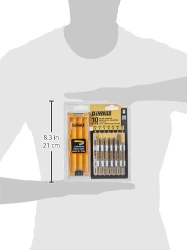 Dewalt 10-Piece Assorted U-Shank Jig Saw Blade Set With Case