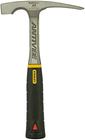 Stanley 1-54-022 Brick Hammer "Antivibe", Black/Silver