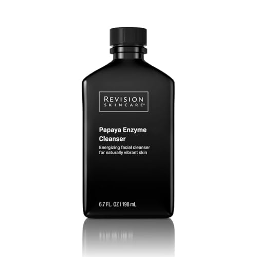Revision Skincare Papaya Enzyme Cleanser, Energizing Facial Cleanser with Salicylic Acid, Soothing and Exfoliating