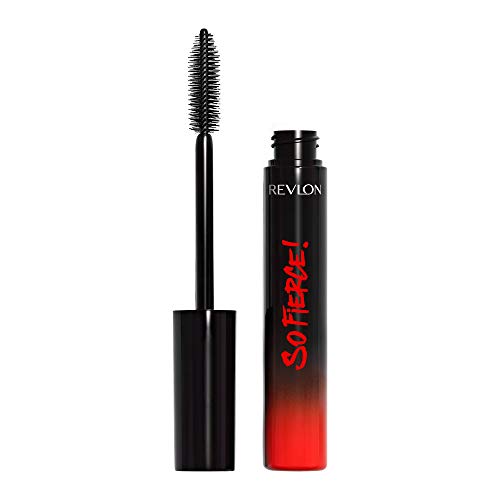Revlon Mascara, So Fierce Eye Makeup, Lasts up to 24 Hours, No Clump, Smudge-Proof, Flake-Free, 703 Blackened Brown, 0.25 fl oz