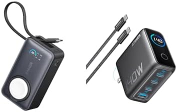 Anker Laptop Charger, 140W USB-C Charger MagGo Power Bank for Apple Watch