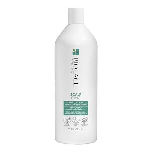 Biolage Scalp Sync Clarifying Shampoo - Removes Residue, Buildup & Excess Oil, For Oily Hair & Scalp