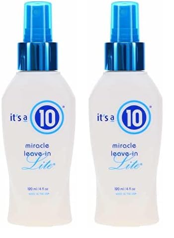 It's a 10 Haircare Miracle Leave-In Lite 4, fl. oz. (Pack of 2)