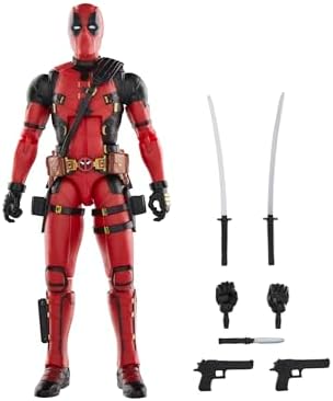 Marvel Legends Series Deadpool, Deadpool & Wolverine Collectible 6 Inch Action Figure for Adults Ages 14 and Up