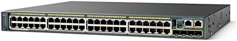 (Renewed) Cisco WS-C2960S-48LPS-L Catalyst 2960S 48 GigE PoE 370W 4 x SFP, Lan Base