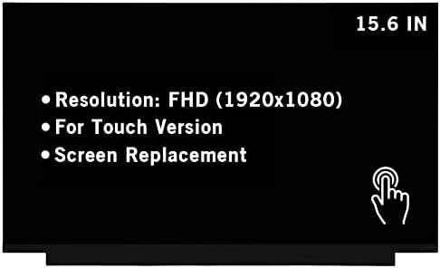 15.6" Screen Replacement for LG LP156WFD-SPL4 LP156WFD(SP)(L4) FHD 1920x1080 Panel 2D117AV 40Pin Touch Screen LED LCD Display