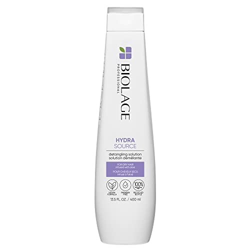 Biolage Hydra Source Detangling Solution | Detangles & Controls Static For Less Frizz & Fly-Aways | For Dry Hair | Paraben Free | Vegan