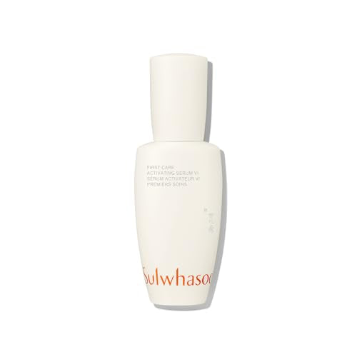 Sulwhasoo First Care Activating Serum - Skin Barrier Strengthening Anti-Aging Face Serum, Visibly Plumps & Hydrates, Reduces Visible Fine Line & Wrinkles, Vitamin C, Korean Skincare