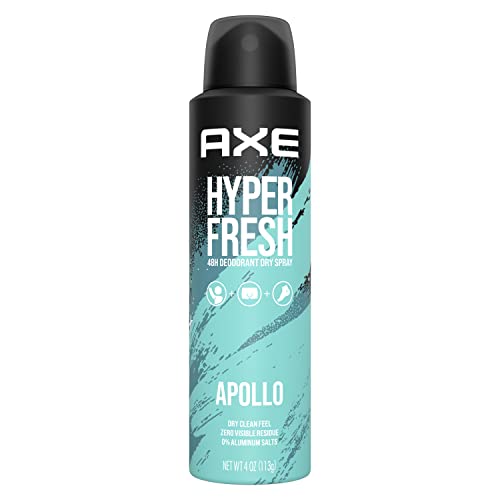 AXE Apollo Deodorant Spray 48 Hour Odor Protection Fresh Sage and Cedarwood Deodorant without Aluminum and without Residue 4 oz