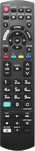 Universal Replacement TV Remote for All Panasonic TVs