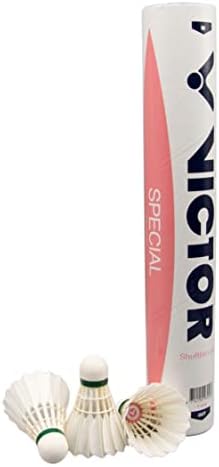 Victor Special Feather Badminton Shuttlecocks - Duck Feather With Composite Cork Head
