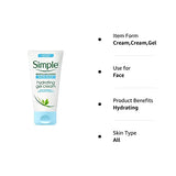 SIMPLE Water Boost Hydrating Gel Cream, Face Moisturizer, 1.7 oz