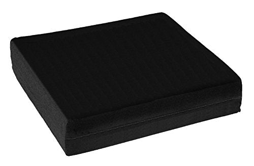 Essential Medical Supply Rehab 1 Foam Cushion with Higher Density for Additional Support - Seat Cushion for Office Chair, Wheelchair Seat Cushion, Pain Relief - 18 Inch X 16 Inch X 3 Inch