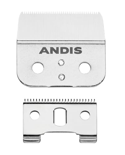 Andis 04604 Outliner II Trimmer Replacement Blade – Made of Stainless and Carbon Steel, Close-Cutting Square Blade, Deep Tooth Blade for Crisp Outlines & Designs - for GO & GTO Trimmers, Silver