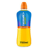 Lucozade Sport Isotonic Drink Orange Flavour with Sugars and Sweetener - 750ml |Pack of 12