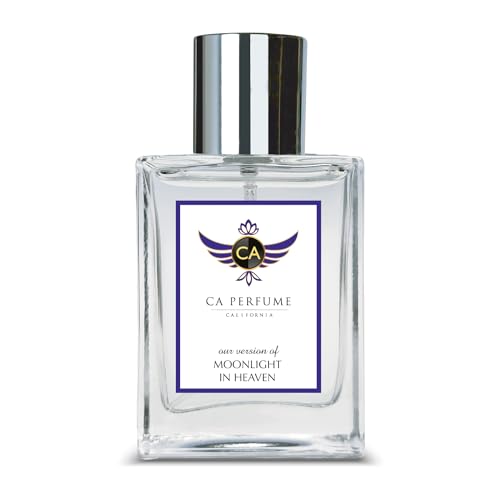 CA Perfume Impression of Moonlight In Heaven For Women & Men Replica Version Fragrance Dupes Concentrated Long Lasting Eau de Parfum Spray Refillable Atomizer Bottle 1.7 Fl Oz/50ml-X1