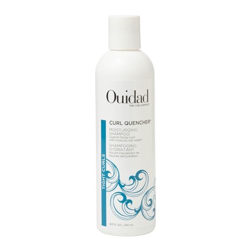Ouidad Curl Quencher Moisturizing Shampoo - 8.5 fl oz, Curl Defining Hair Shampoo for Nourished & Hydrated Curls, Vegan, Color Safe Shampoo with Chamomile & Vitamin A & E, For Tight Curls