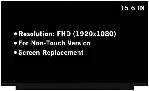 15.6" Screen Replacement for ASUS TUF Gaming A15 FA506I FA506Q FA506IH FA506II FA506IU FA506IV FA506QM FA506QR FA506IH-AS53 FHD 1920x1080 144Hz 40Pin LED LCD Display Screen Panel