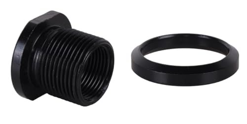 Thread Protector, 1/2 x 28 Convert to 5/8x24 with Crush Washer Steel (3)