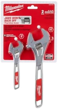 Milwaukee AGN 48-22-7400 Wrench Set Adjacent, 6 & 10"