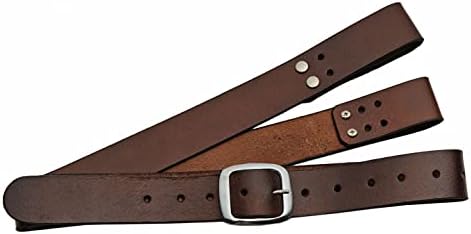 SZCO Supplies Adjustable Brown Leather Shoulder/Waist Belt Holster for Medieval/Samurai Swords, 38 inches