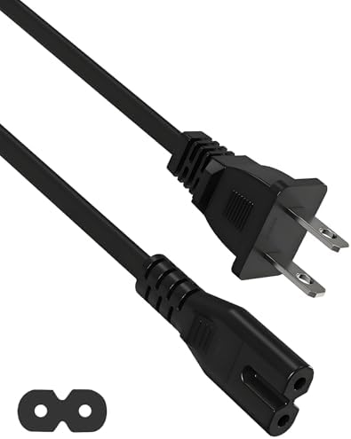 AC Power Cord Cable 6 Feet Fit for Epson Workforce/Ecotank/Stylus Printer WF-2750 WF-2660 WF-2650 WF-2630 WF-3640,ET-2800 ET-3850 ET-3830 ET-2760 ET-2803 ET-3760,and More