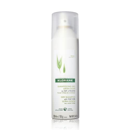 Klorane - Ultra-Gentle Dry Shampoo with Oat+ - Gentle Formula Instantly Revives Hair - Paraben & Sulfate-Free