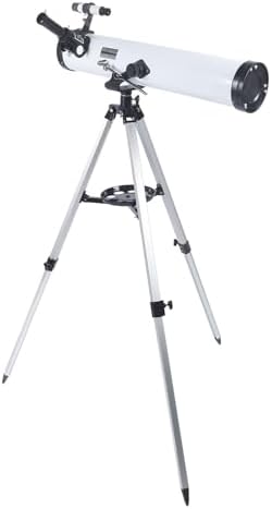 114mm Large Aperture Newtonian Reflector Telescope with Adjustable Tripod for Deep Space Observation