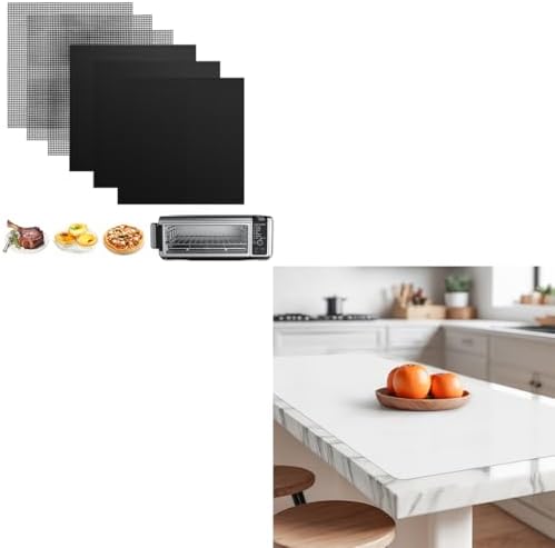 For Ninja Foodi Air fryer Liner 12X12inch +Silicone Counertop Protetor Mat Heat Resistant