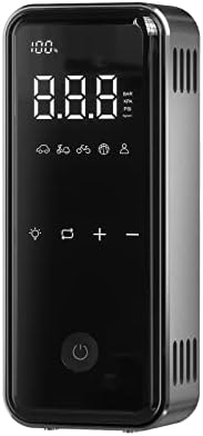 Tire Inflator Portable Air Compressor, 2X Faster Inflation Cordless Air Compressor, Electric Air Pump for Car Tires with 15000 mAh Battery Capacity, 45W 3X Faster Charging