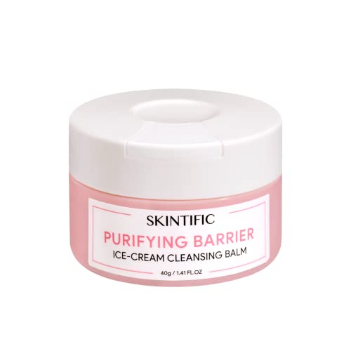 Purifying Barrier Ice Cream Cleansing Balm 40g | Makeup Remover Cosmetic Cleanser Waterproof Makeup Remover