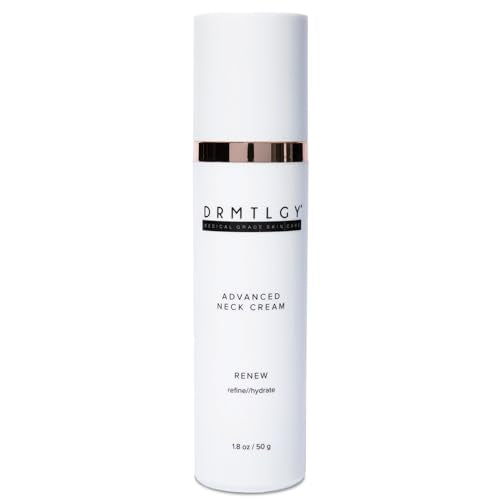 DRMTLGY Advanced Neck Firming Cream - Tightening & Lifting Sagging Skin, Peptides & Vitamin E, 1.8 oz