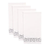 Vplus 400 Pack Paper Napkins Guest Towels Disposable Premium Quality 3-ply Dinner Napkins Disposable Soft, Absorbent, Party Napkins Wedding Napkins for Kitchen, Parties, Dinners or Events(Silver)